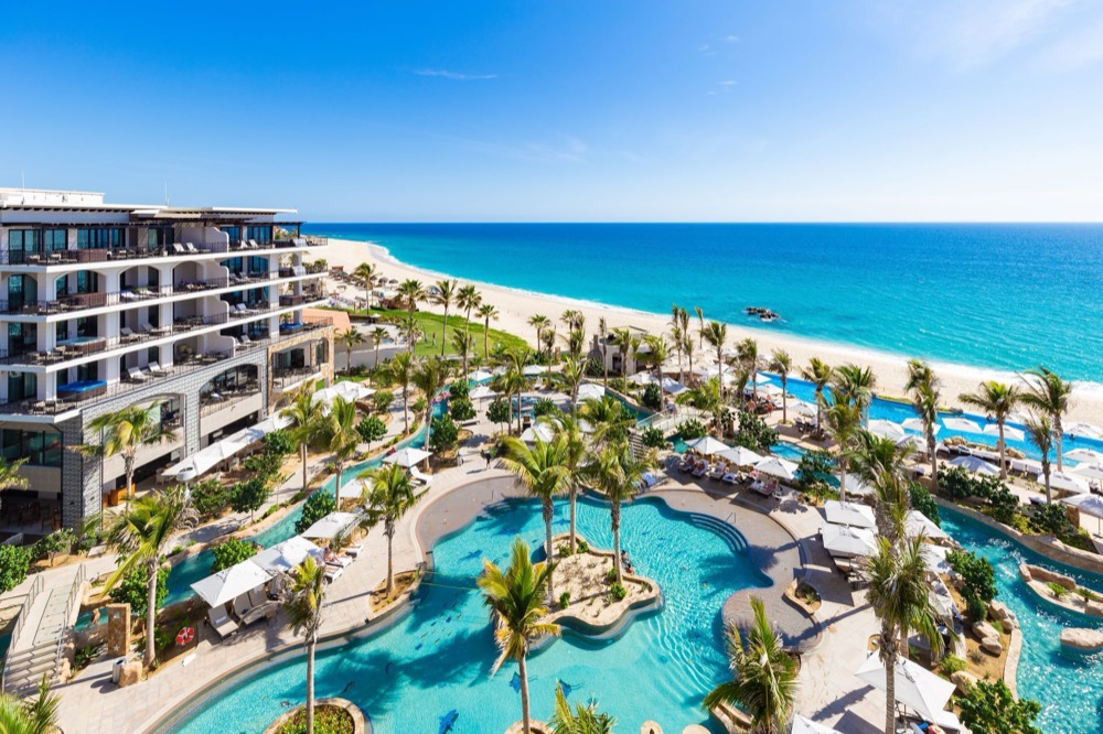 Oceanfront resort pools in Los Cabos
